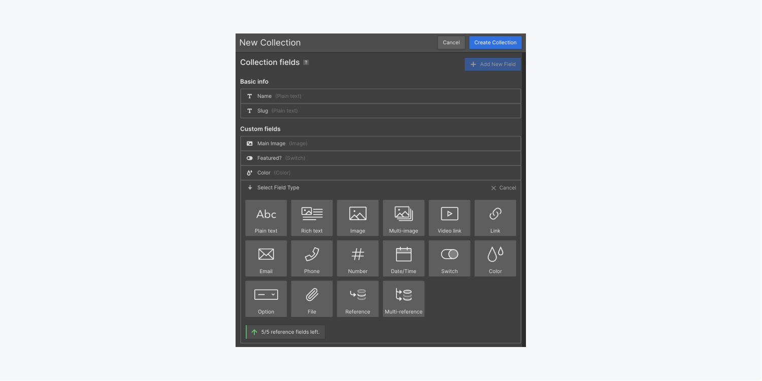 The Compilation categories section of the Compilation panel.